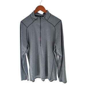 Patagonia Mens 1/4 Zip Pullover Lightweight Shirt Size XLarge Gray Polyester